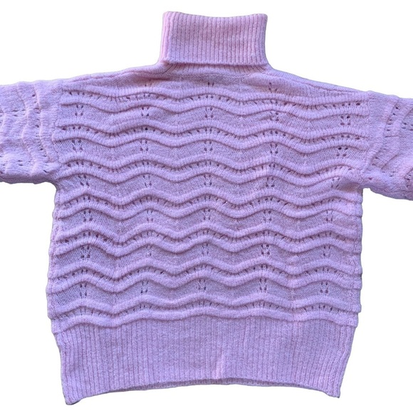 FRNCH NATEA SWEATER Turtleneck Cable Knit New With Tags Soft Comfy Feminine - Picture 5 of 16
